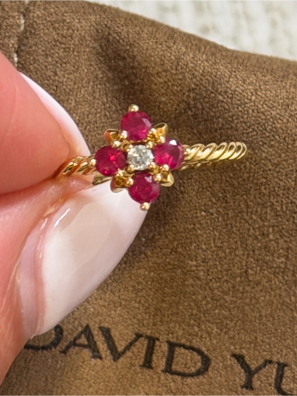 6.5 RING - PETITE MODERN RENAISSANCE® COLOR RING - Picture 4 of 7